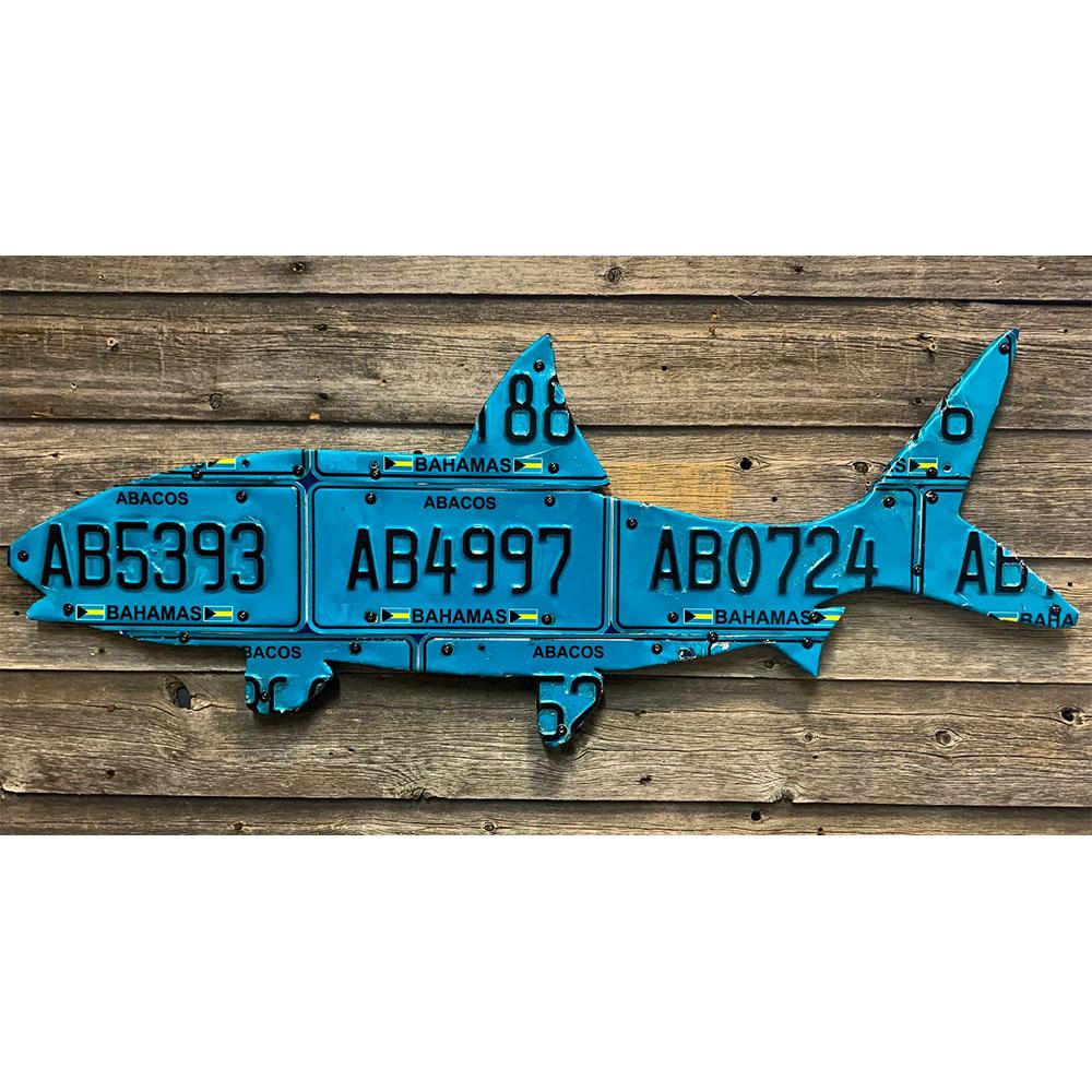 Cody Richardson Bahamas Bonefish License Plate Art Turquoise